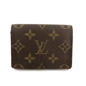 100% AUTHENTIC Louis Vuitton Monogram Envelope Cartes De Visite Card Case/9Y0872
